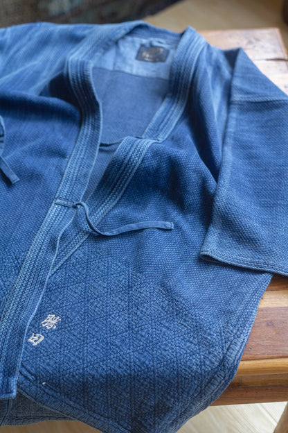 藍 染 刺 子 剣 道 服