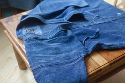 藍 染 刺 子 剣 道 服